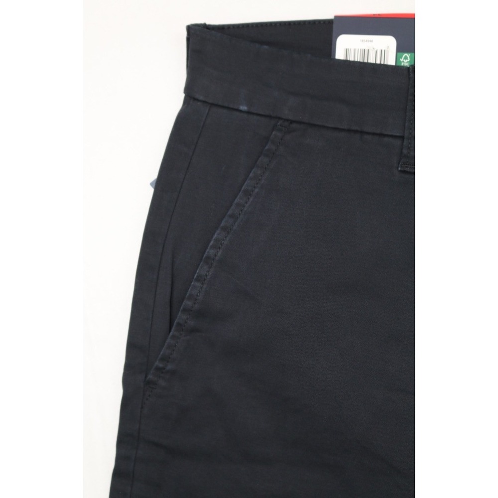 GAP Men's Black Chino Shorts Flat Front Stretch Twill Golf Casual Classic Sz 34 - Picture 4 of 13